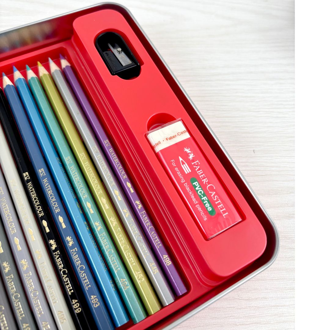 100 Watercolour Pencil Sketch Set